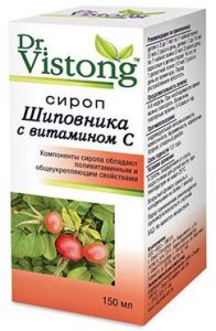 Доктор Вистонг сироп шиповника с витамином С