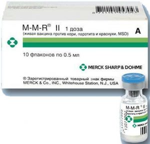 вакцина м-м-р ii
