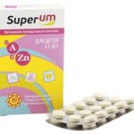 Суперум витаминно-минеральный комплекс от а до zn для детей 3-7 лет