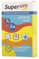 Суперум витаминно-минеральный комплекс от а до zn для детей 7-14 лет