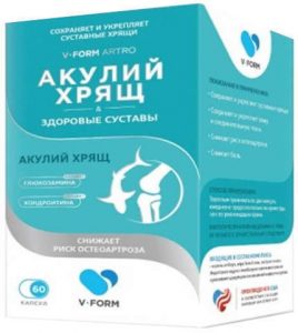 V-Form Arthro Акулий хрящ здоровые суставы