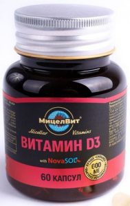 Мицеллярные витамины витамин д3 600ме