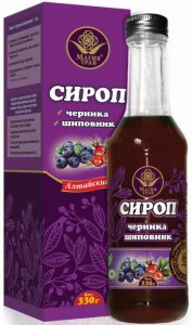 Сироп Черника, шиповник
