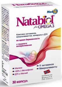 Натабиол плюс омега 3