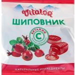 Карамель с витамином C со вкусом шиповника