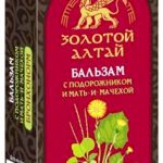 Золотой Алтай бальзам бронхонорм с подорожником и мать-и-мачехой