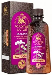 Золотой Алтай бальзам гастрофит с тысячелистником и ромашкой