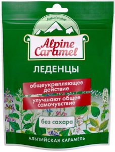 Альпийская карамель леденцы без сахара