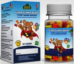 Альфа витаминс супер гамми мишки для мальчиков