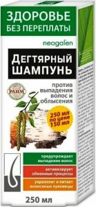 Здоровье без переплаты дегтярный шампунь против выпадения волос и облысения