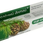 Зеленый Алтай зубная паста кедр алтайский