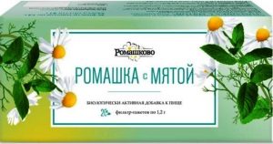 Ромашково фиточай ромашка с мятой