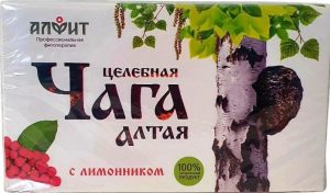 Целебная чага алтая с лимонником