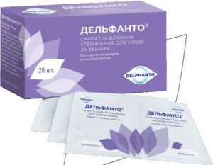 Дельфанто салфетки для век