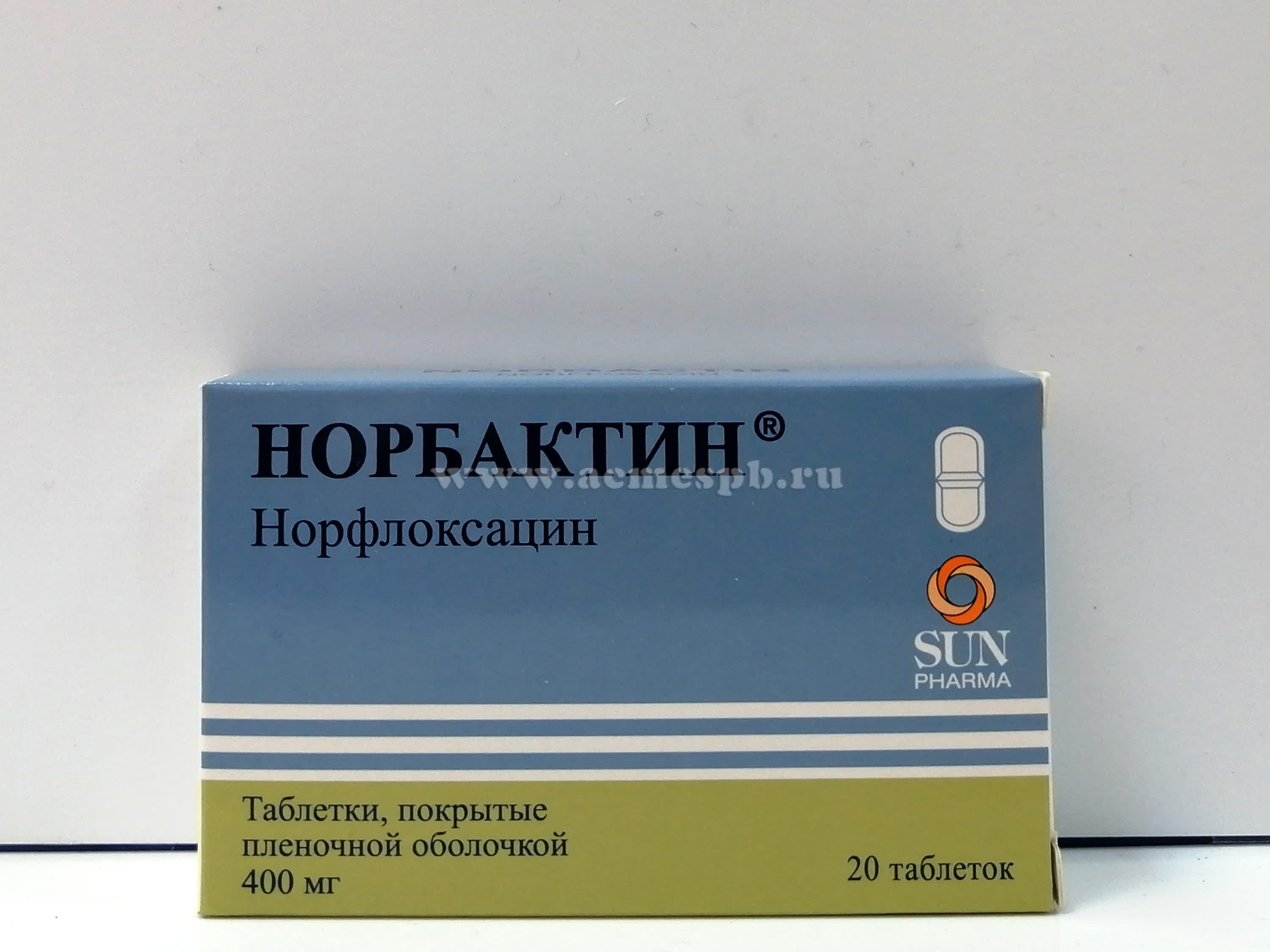 Норбактин таблетки, покрытые оболочкой 400мг №20, 4601764002949, купить ...